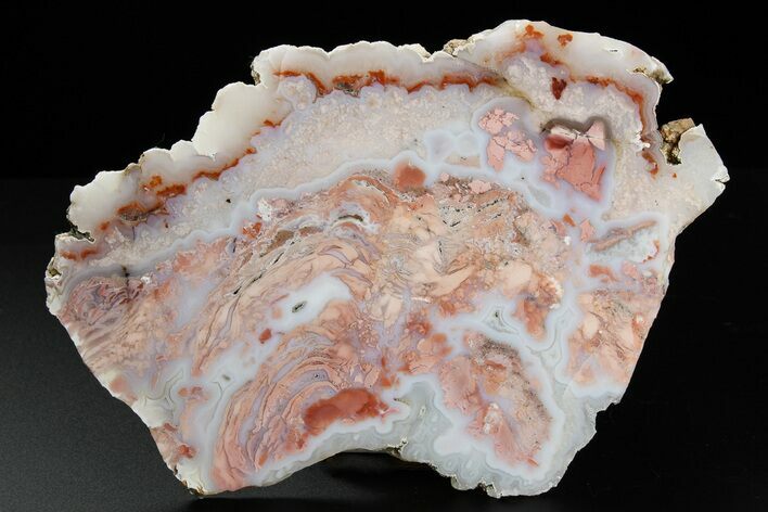 Polished Cotton Candy Agate Slab - Mexico #263868